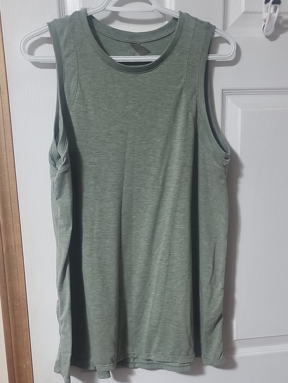 Women's Sage Green Sleeveless Tank Top